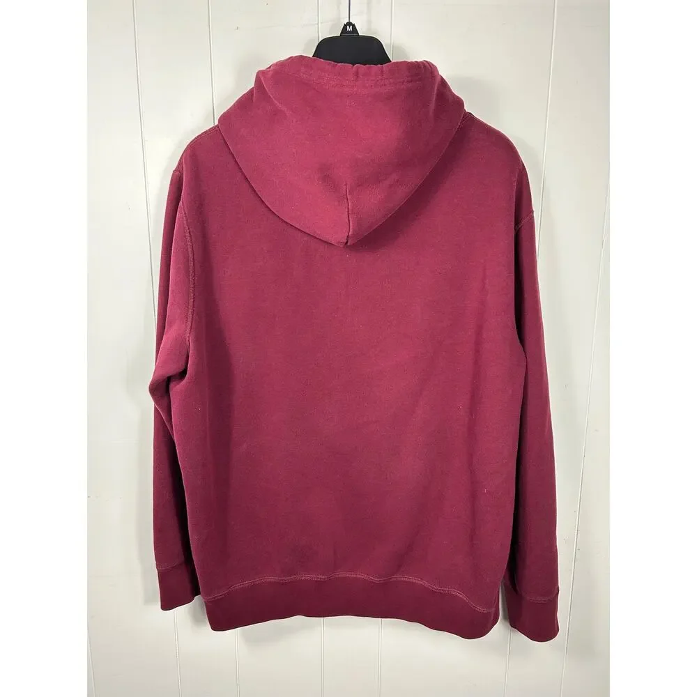 Polo Ralph Lauren The RL Fleece Hoodie in Burgundy Size XXL